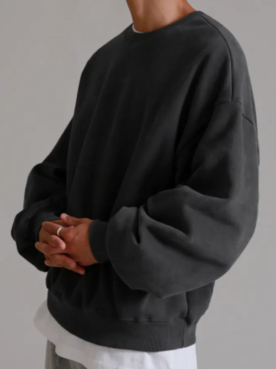 寬鬆圓領oversized運動服