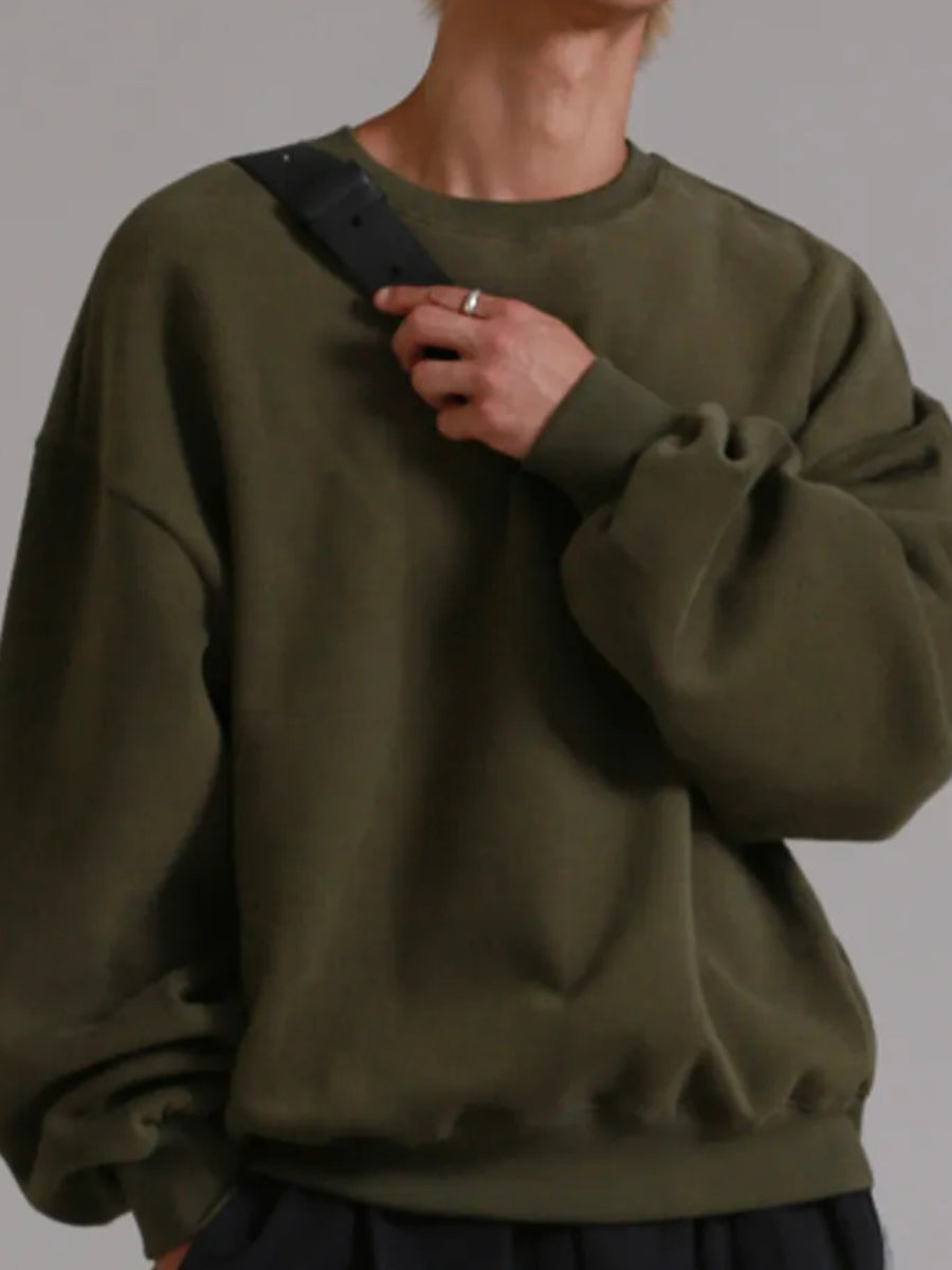 寬鬆圓領oversized運動服